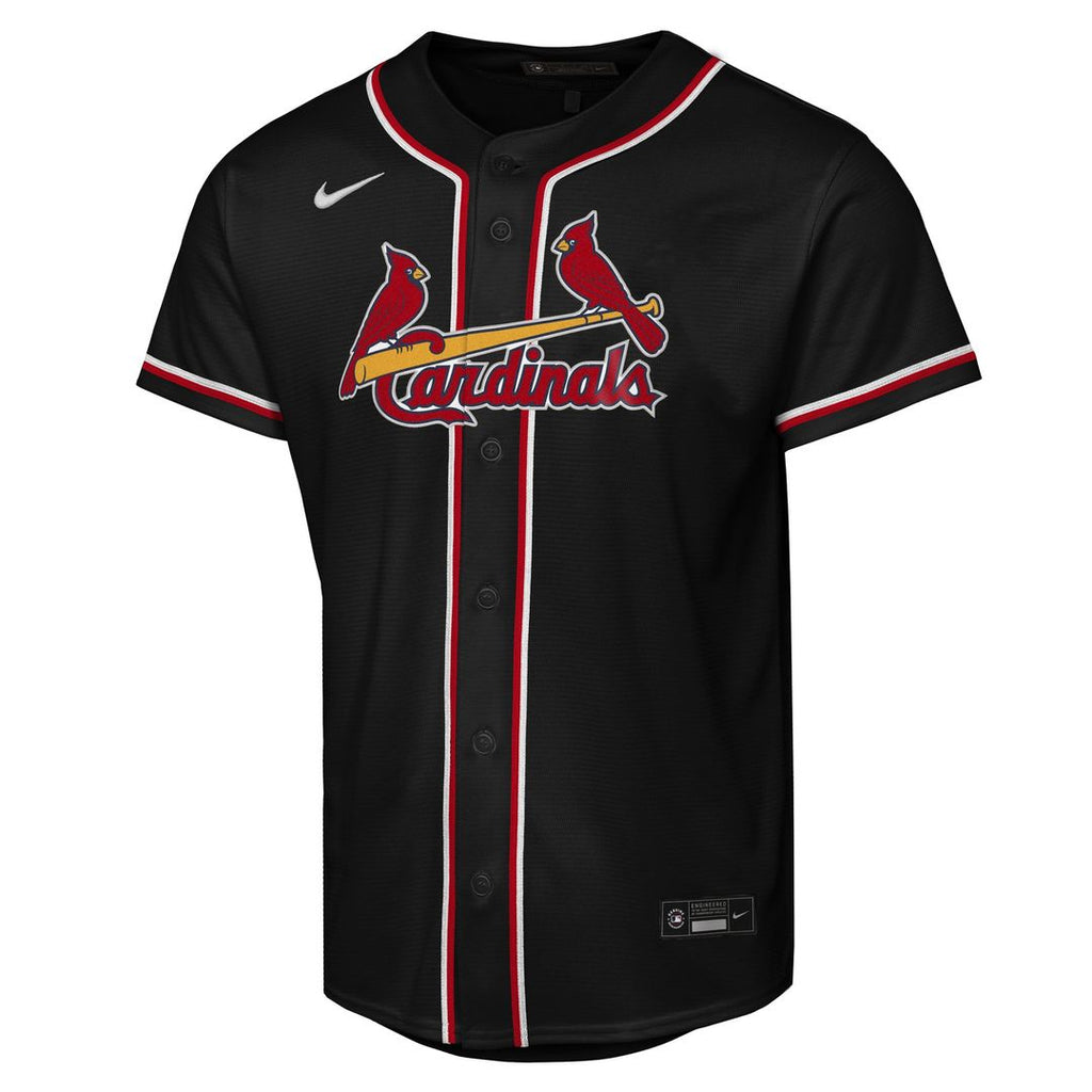 St. Louis Cardinals Lars Nootbaar Youth Fashion Replica Jersey | Black