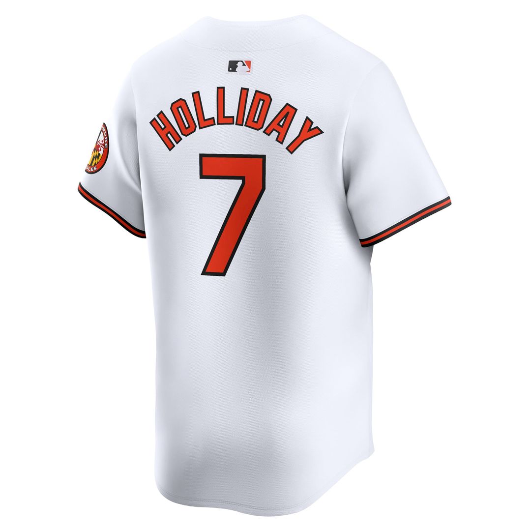 Baltimore Orioles Jackson Holliday Home Limited Jersey | White