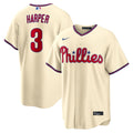 Philadelphia Phillies Bryce Harper Alternate Replica Jersey | Cream