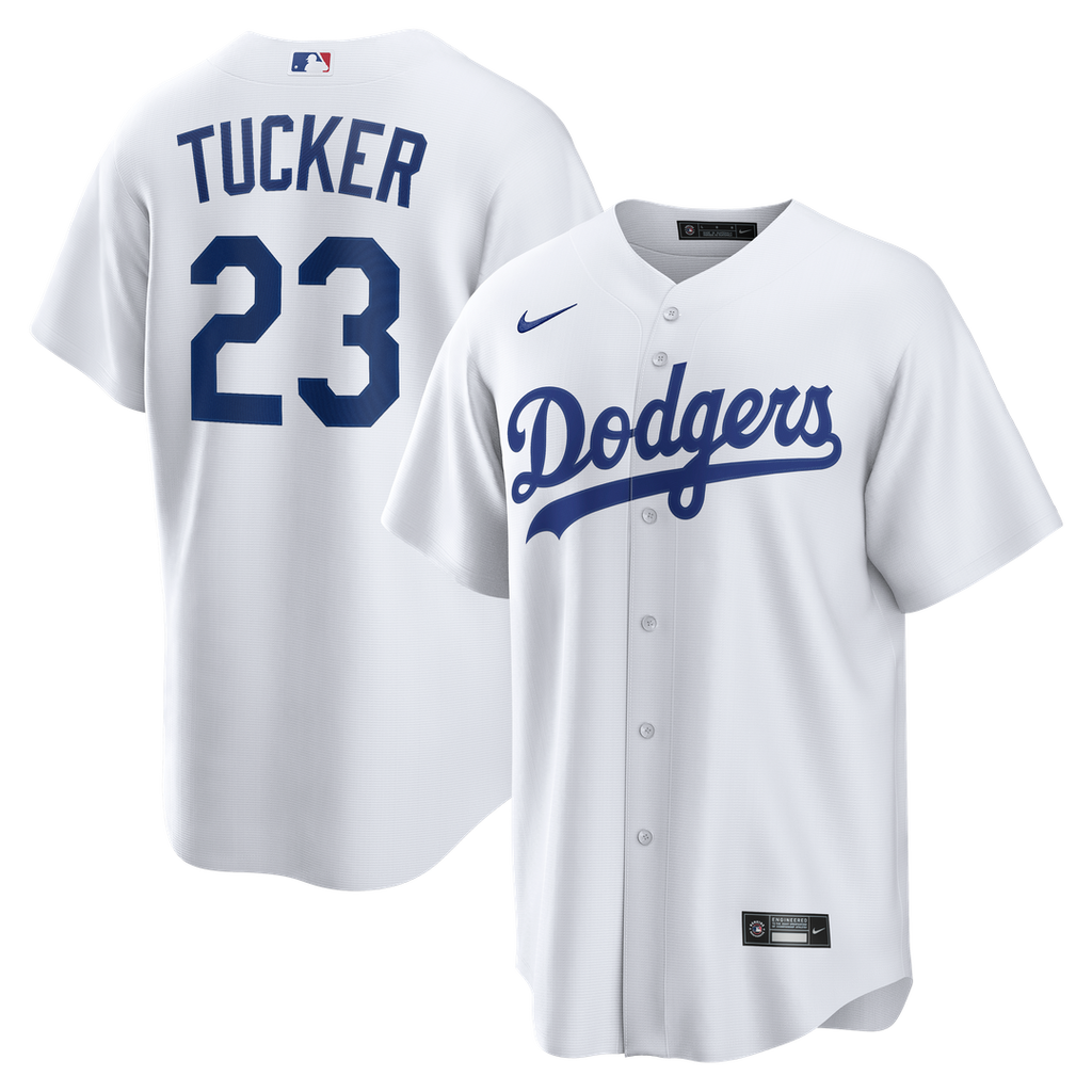 Los Angeles Dodgers Kyle Tucker Home Replica Jersey | White