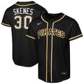 Pittsburgh Pirates Paul Skenes Youth Fashion Replica Jersey | Black
