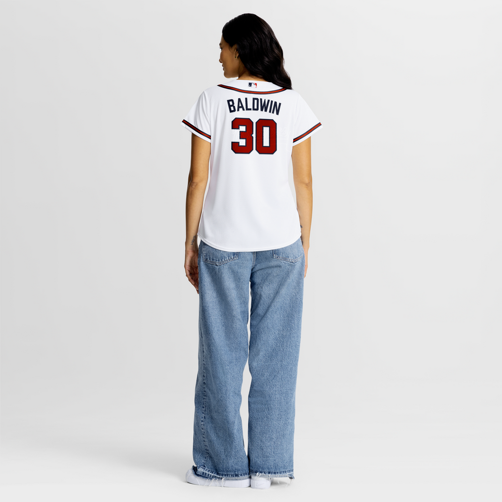 Atlanta Braves Drake Baldwin Women's Home Replica Jersey | White