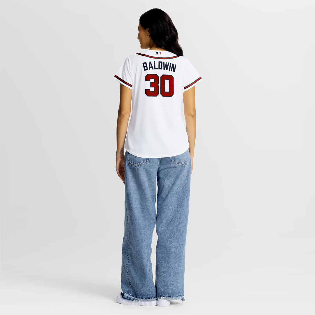 Atlanta Braves Drake Baldwin Women's Home Replica Jersey | White
