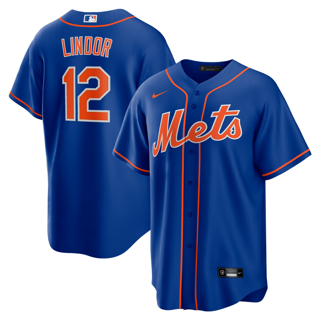 New York Mets Francisco Lindor Alternate Replica Jersey | Royal