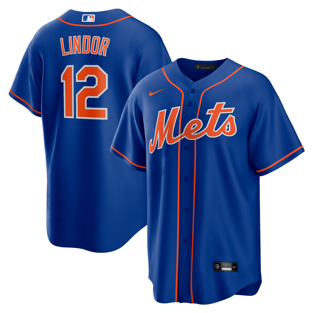 New York Mets Francisco Lindor Alternate Replica Jersey | Royal