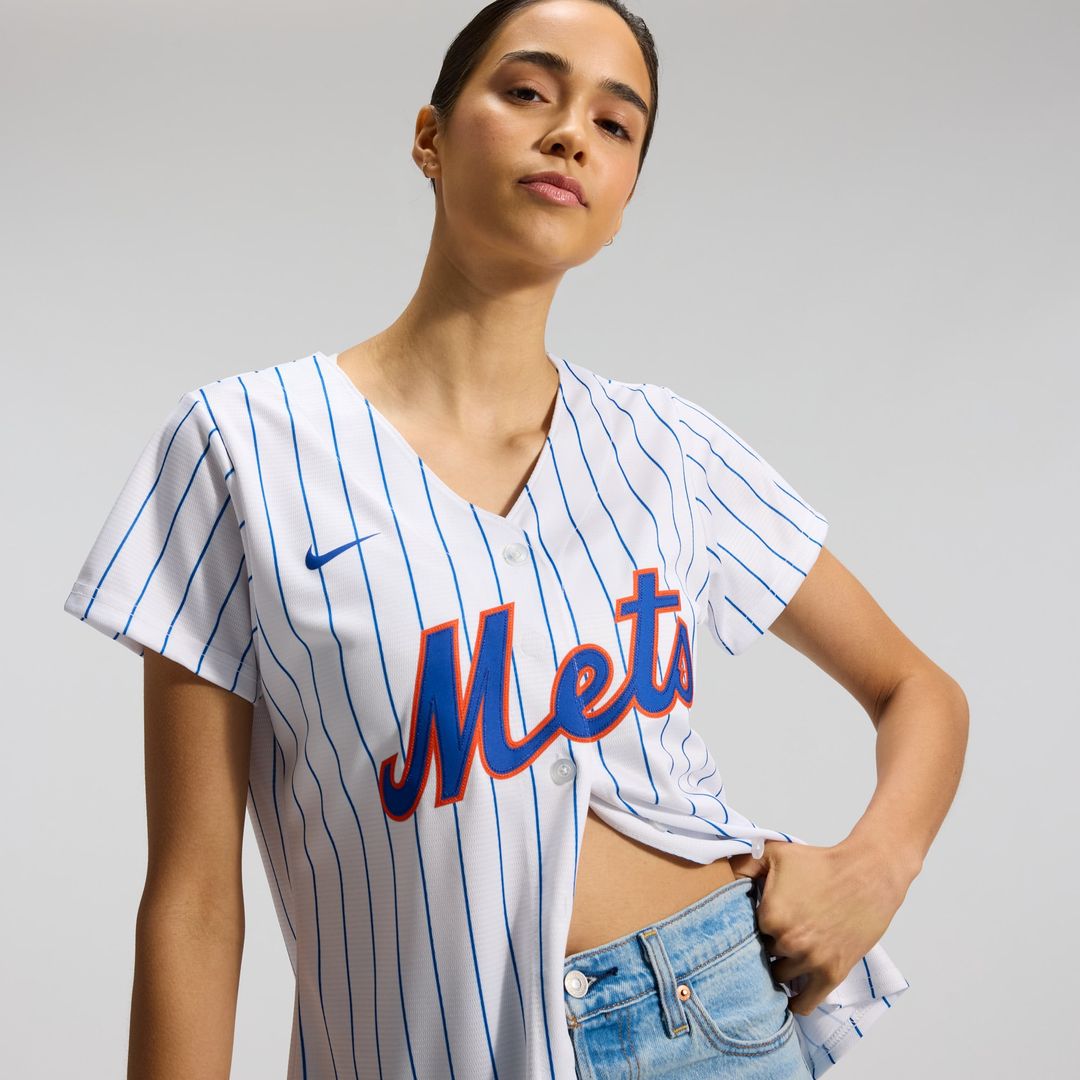 New York Mets Women's Home Replica Team Jersey | White
