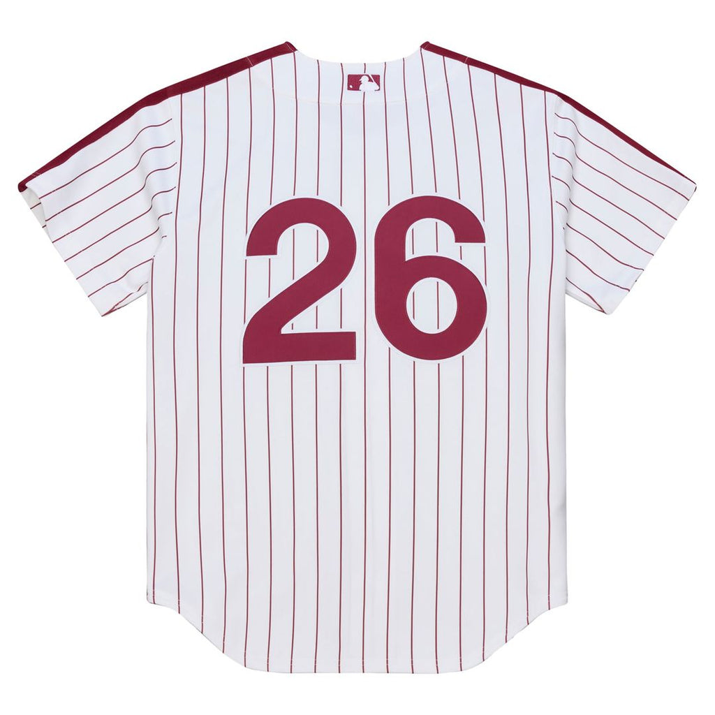 Philadelphia Phillies Chase Utley 2003 Cooperstown Authentic Jersey | White