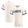 Los Angeles Dodgers City Connect Authentic Sponsor Patch Jersey | Cream