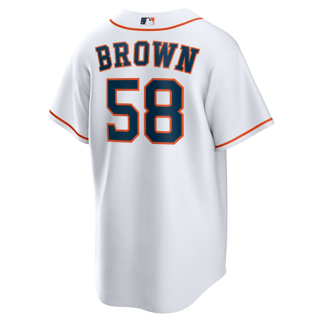 Houston Astros Hunter Brown Home Replica Jersey | White