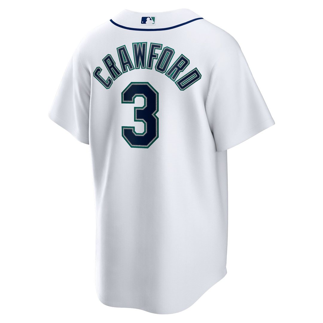 Seattle Mariners JP Crawford Home Replica Jersey | White