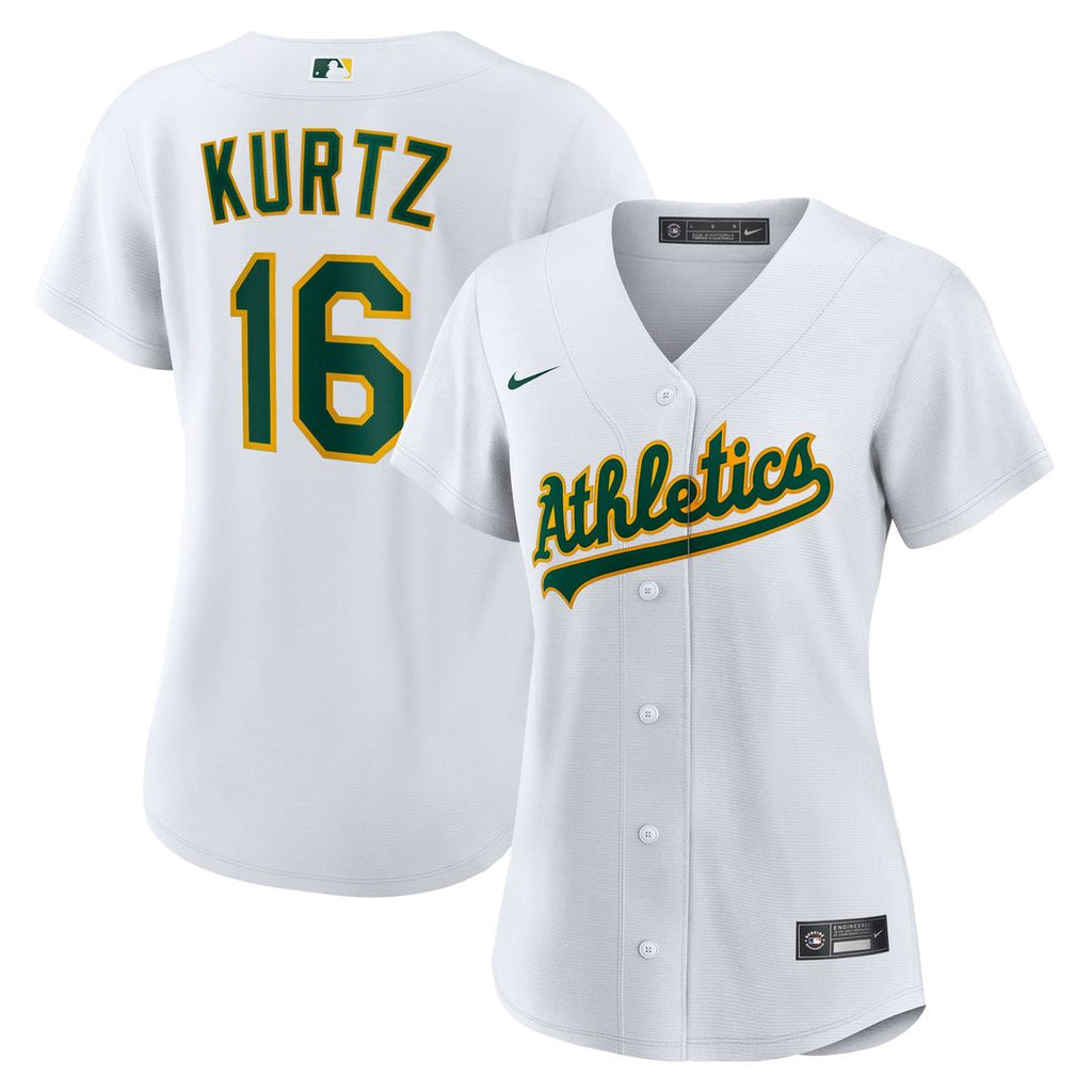 Athletics Nick Kurtz Women's Home Replica Jersey | White