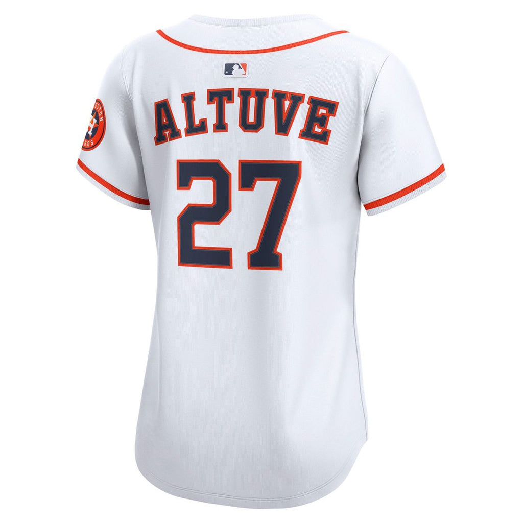 Houston Astros Jose Altuve Women's Home Limited Jersey | White