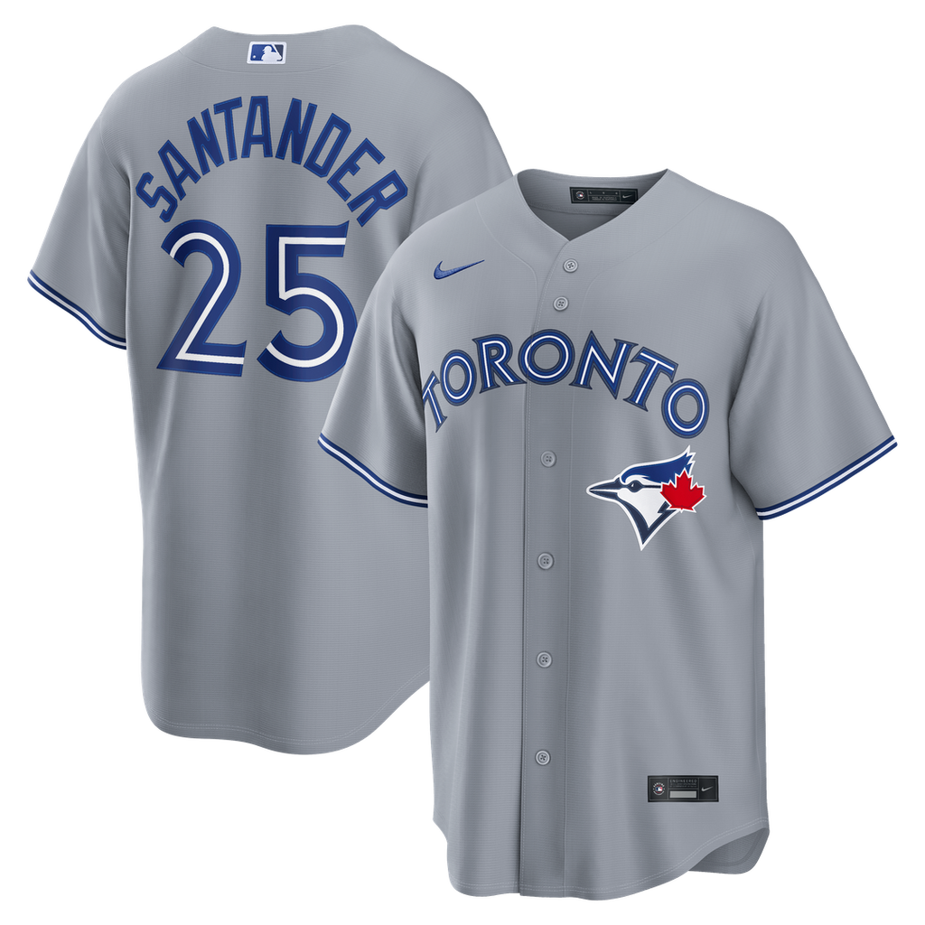 Toronto Blue Jays Anthony Santander Road Replica Jersey | Gray