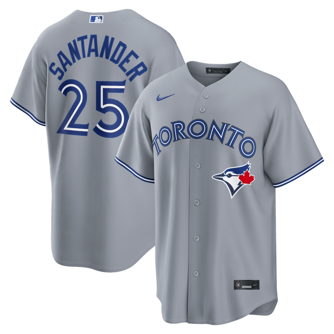 Toronto Blue Jays Anthony Santander Road Replica Jersey | Gray