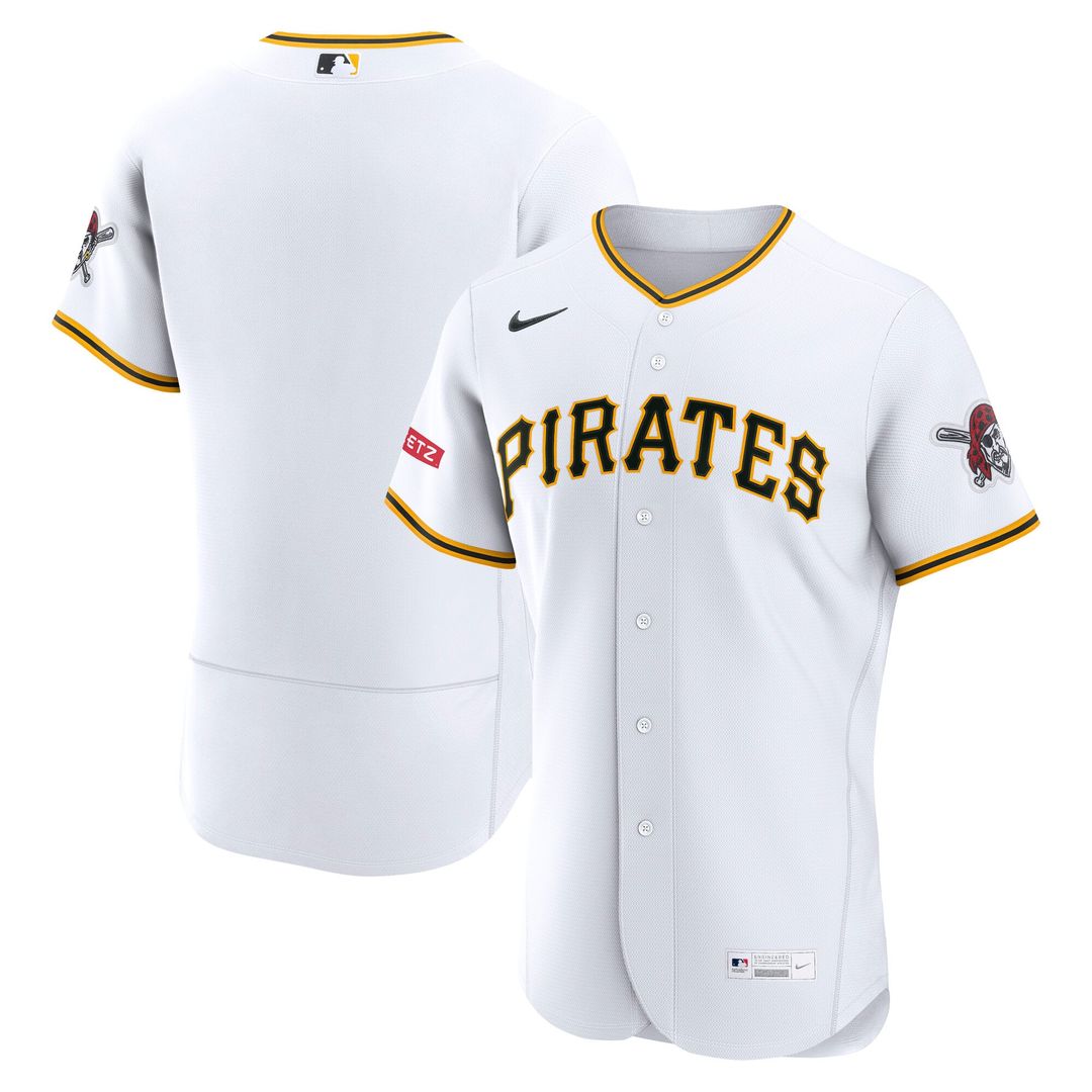 Pittsburgh Pirates Home Authentic Jersey | White