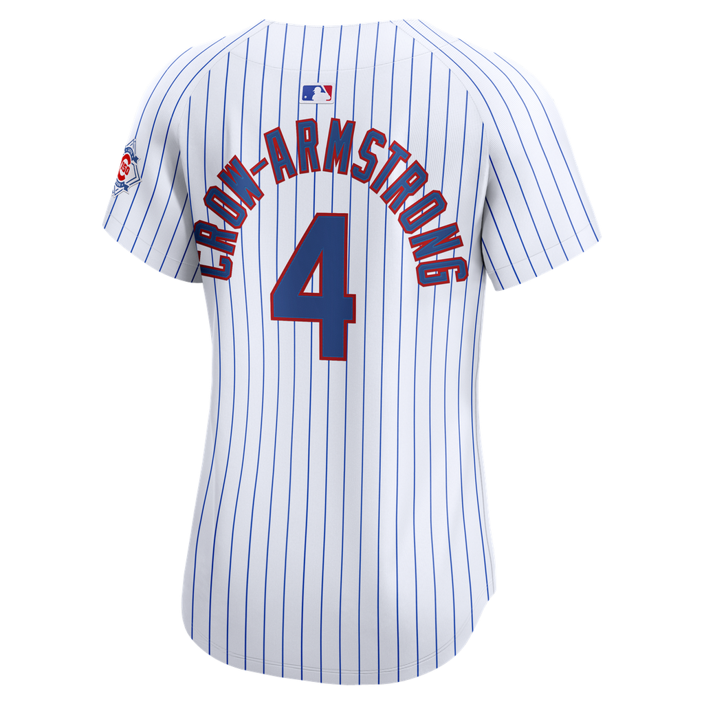 Chicago Cubs Pete Crow - Armstrong Women's 150th Anniversary Limited Jersey | White
