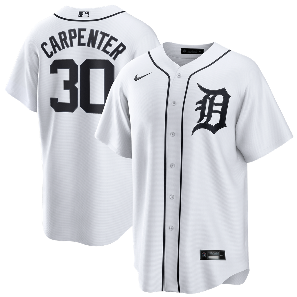 Detroit Tigers Kerry Carpenter Home Replica Jersey | White