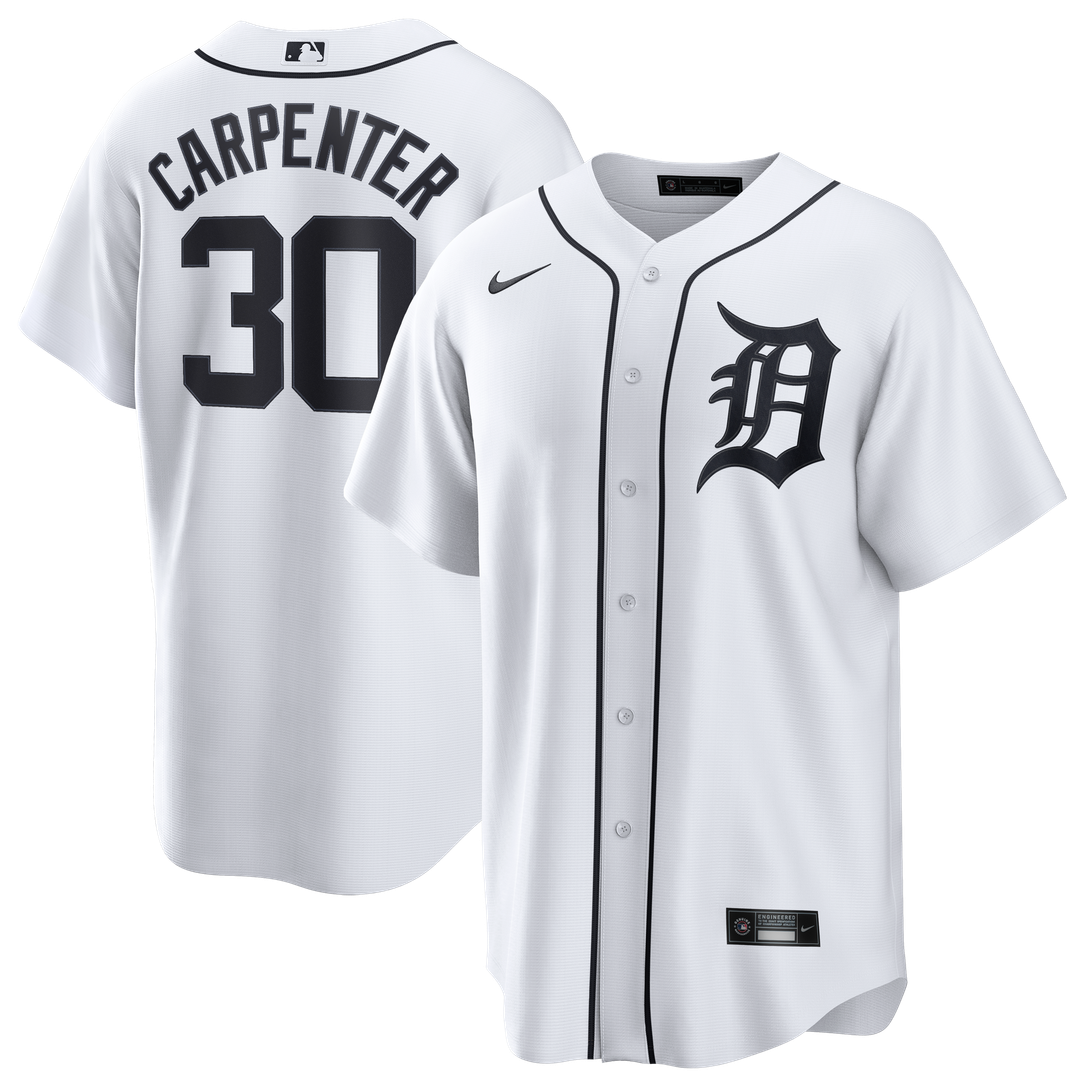 Detroit Tigers Kerry Carpenter Home Replica Jersey | White