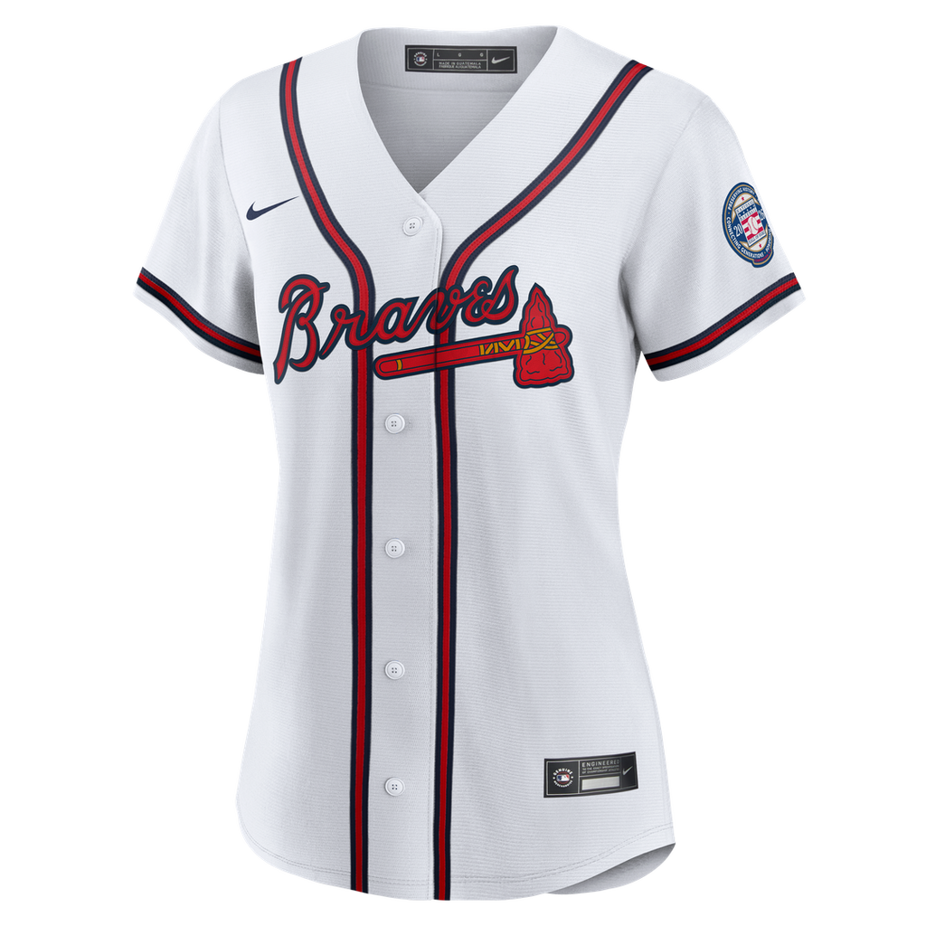 Atlanta Braves Andruw Jones Women's 2026 Baseball Hall of Fame Retired Replica Jersey | White