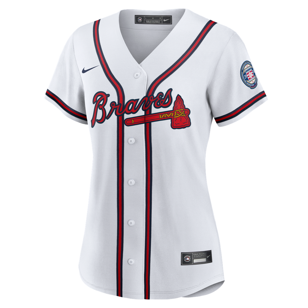 Atlanta Braves Andruw Jones Women's 2026 Baseball Hall of Fame Retired Replica Jersey | White