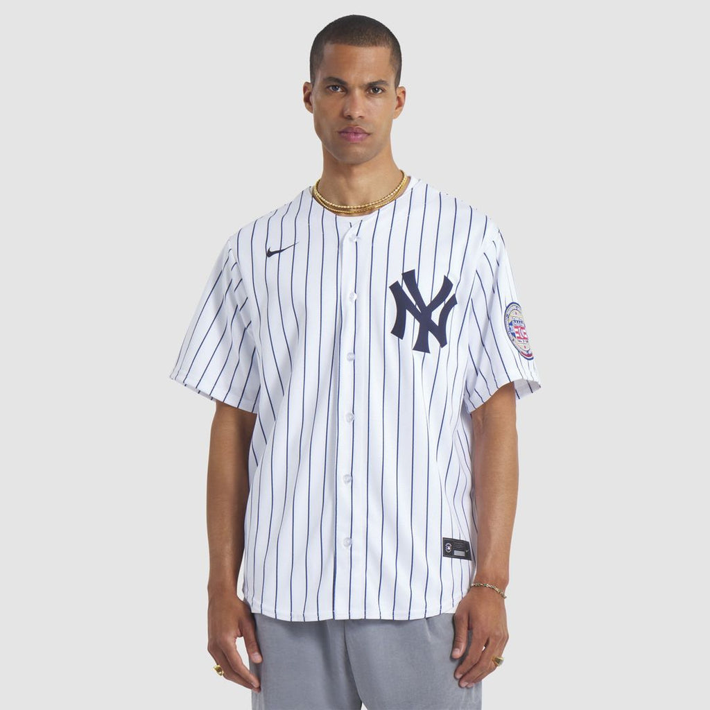 New York Yankees CC Sabathia 2025 Baseball Hall of Fame Name & Number Retired Replica Jersey | White