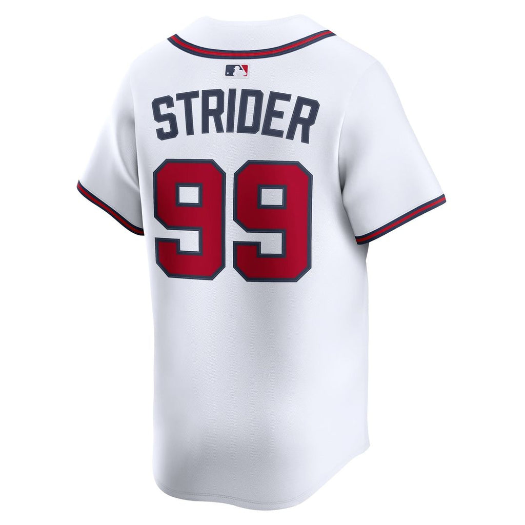 Atlanta Braves Spencer Strider Home Limited Jersey | White