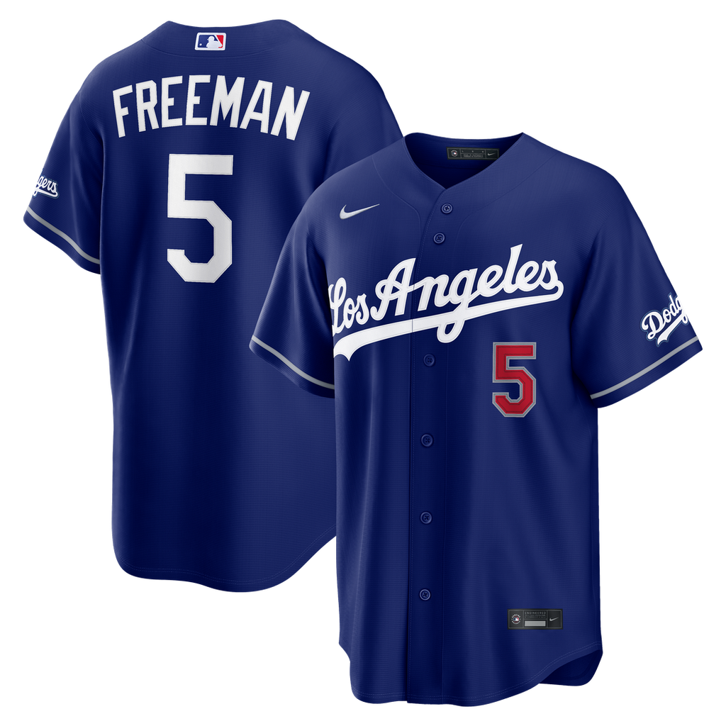 Los Angeles Dodgers Freddie Freeman Alternate Stadium Jersey | Royal