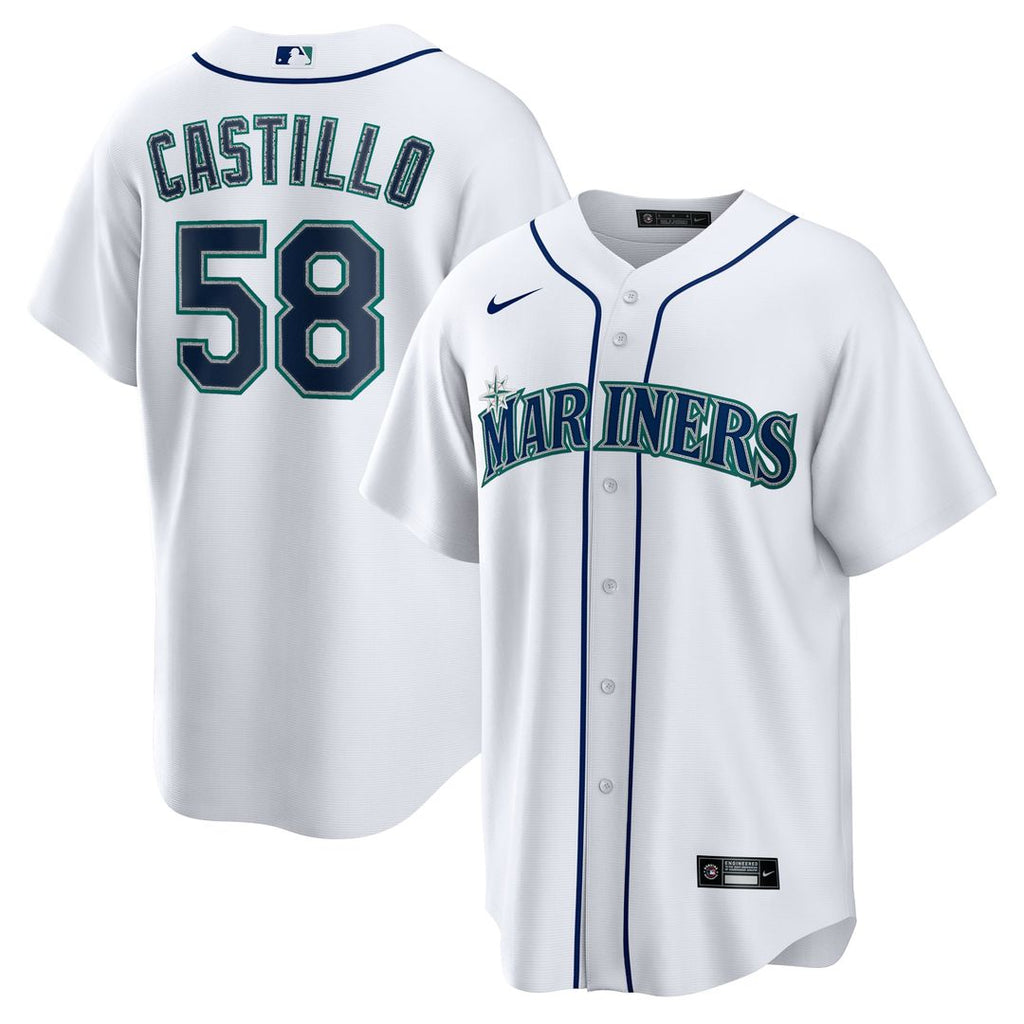 Seattle Mariners Luis Castillo Home Replica Jersey | White