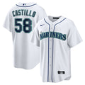 Seattle Mariners Luis Castillo Home Replica Jersey | White