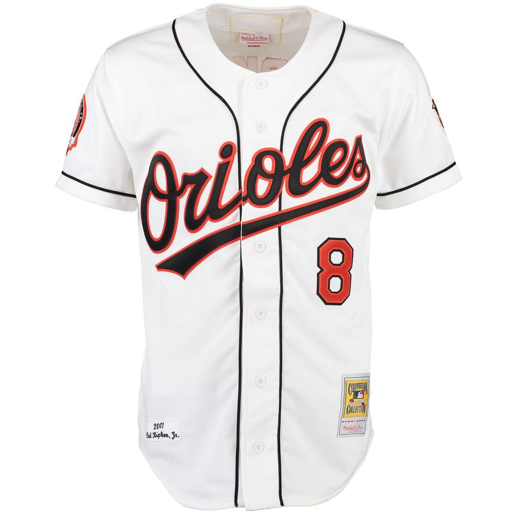 Baltimore Orioles Cal Ripken Home Authentic Jersey | White