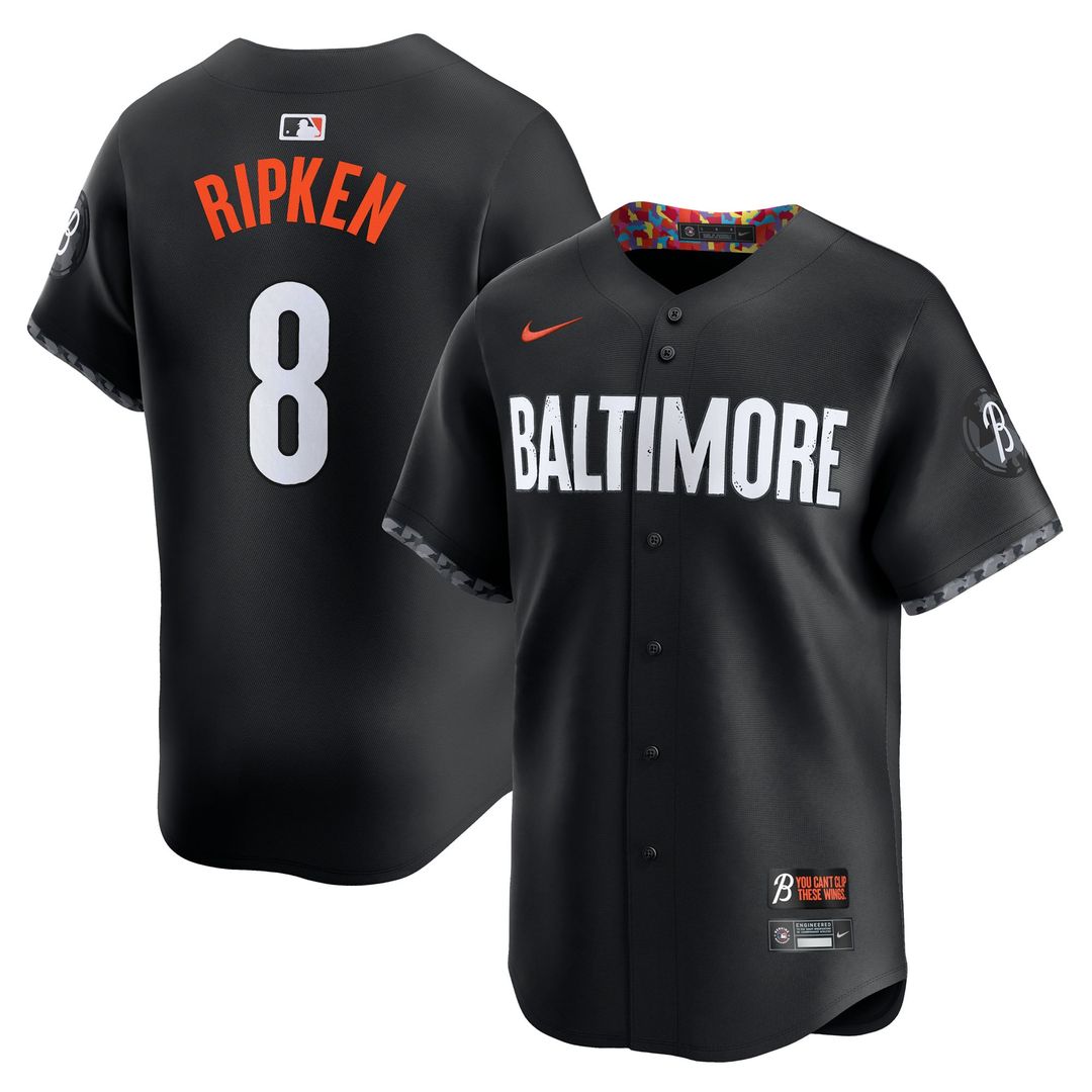Baltimore Orioles Cal Ripken Jr. City Connect Limited Jersey | Black