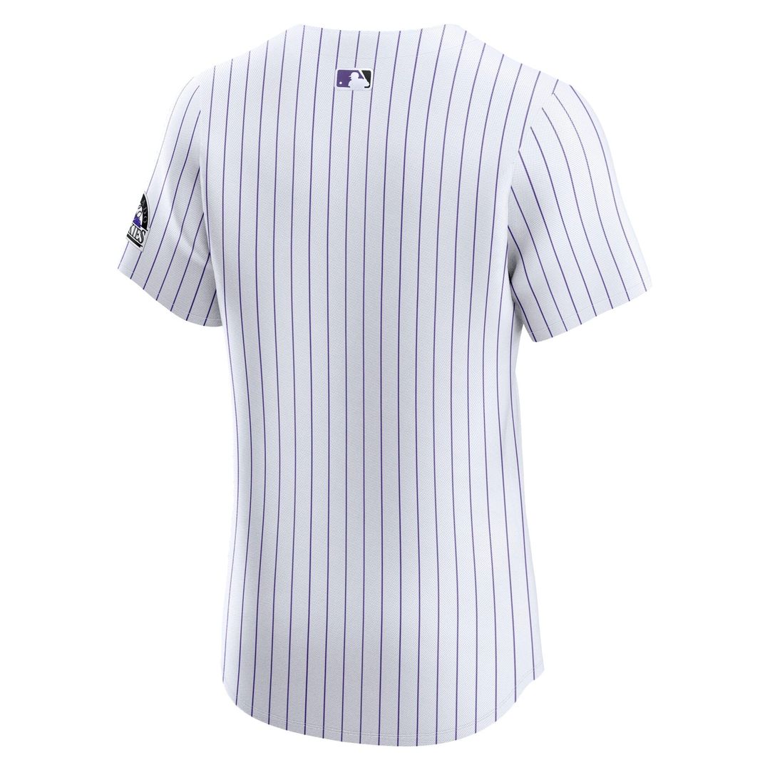Colorado Rockies Home Elite Jersey | White