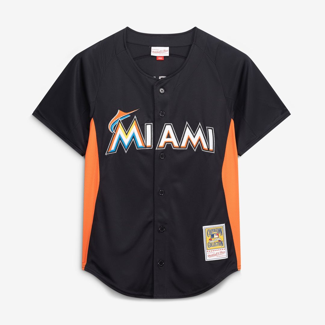 Miami Marlins Jose Fernandez Authentic Batting Practice Jersey | Black
