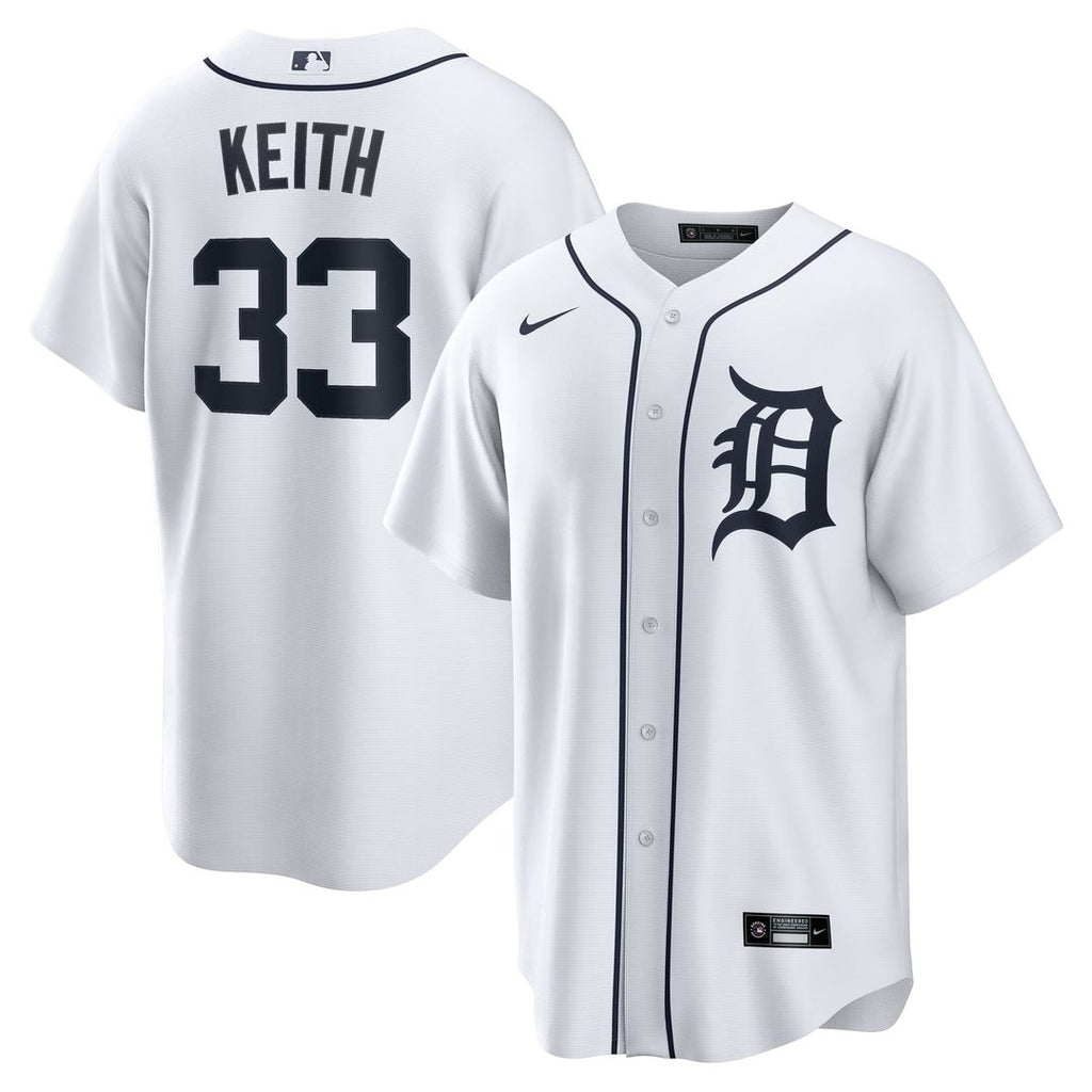 Detroit Tigers Colt Keith Home Replica Jersey | White