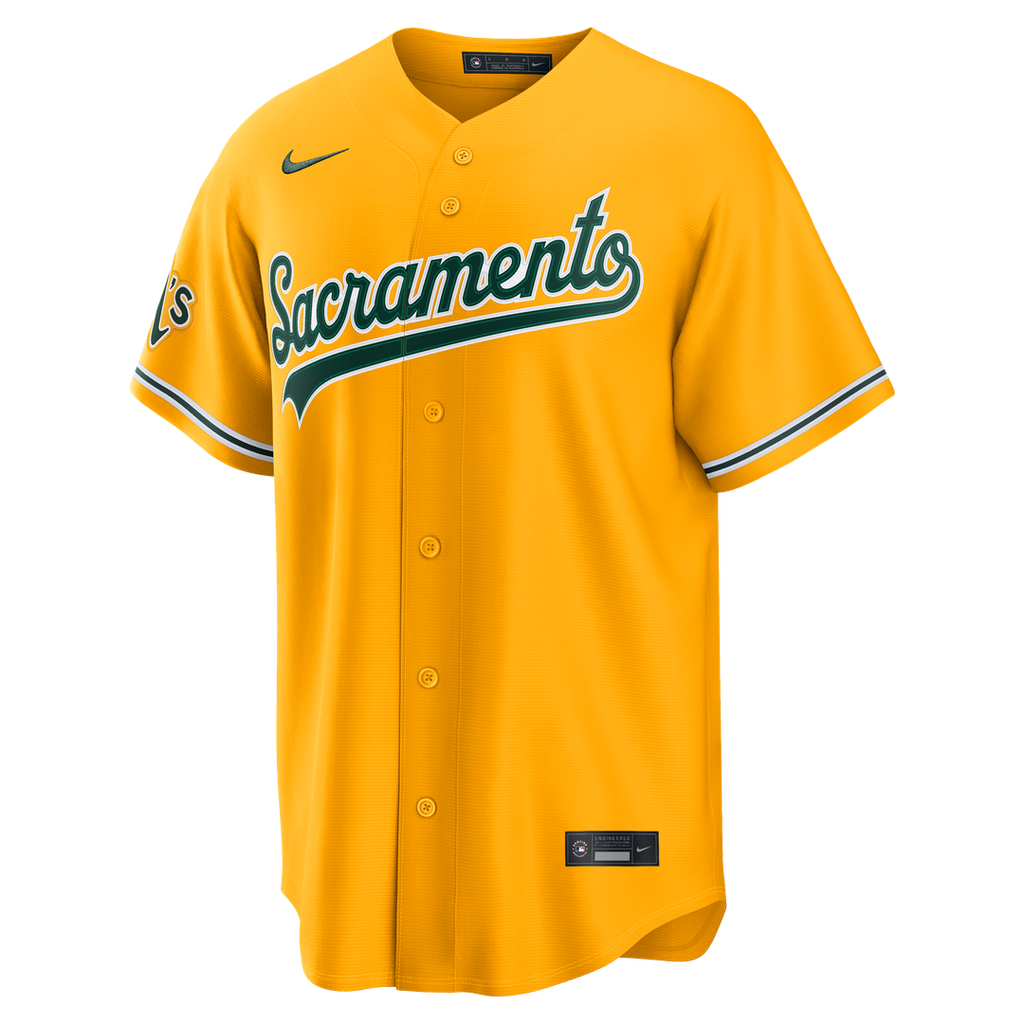 Athletics Brent Rooker Alternate Stadium Jersey | Gold