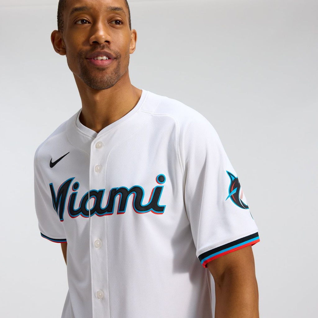 Miami Marlins Home Limited Jersey | White