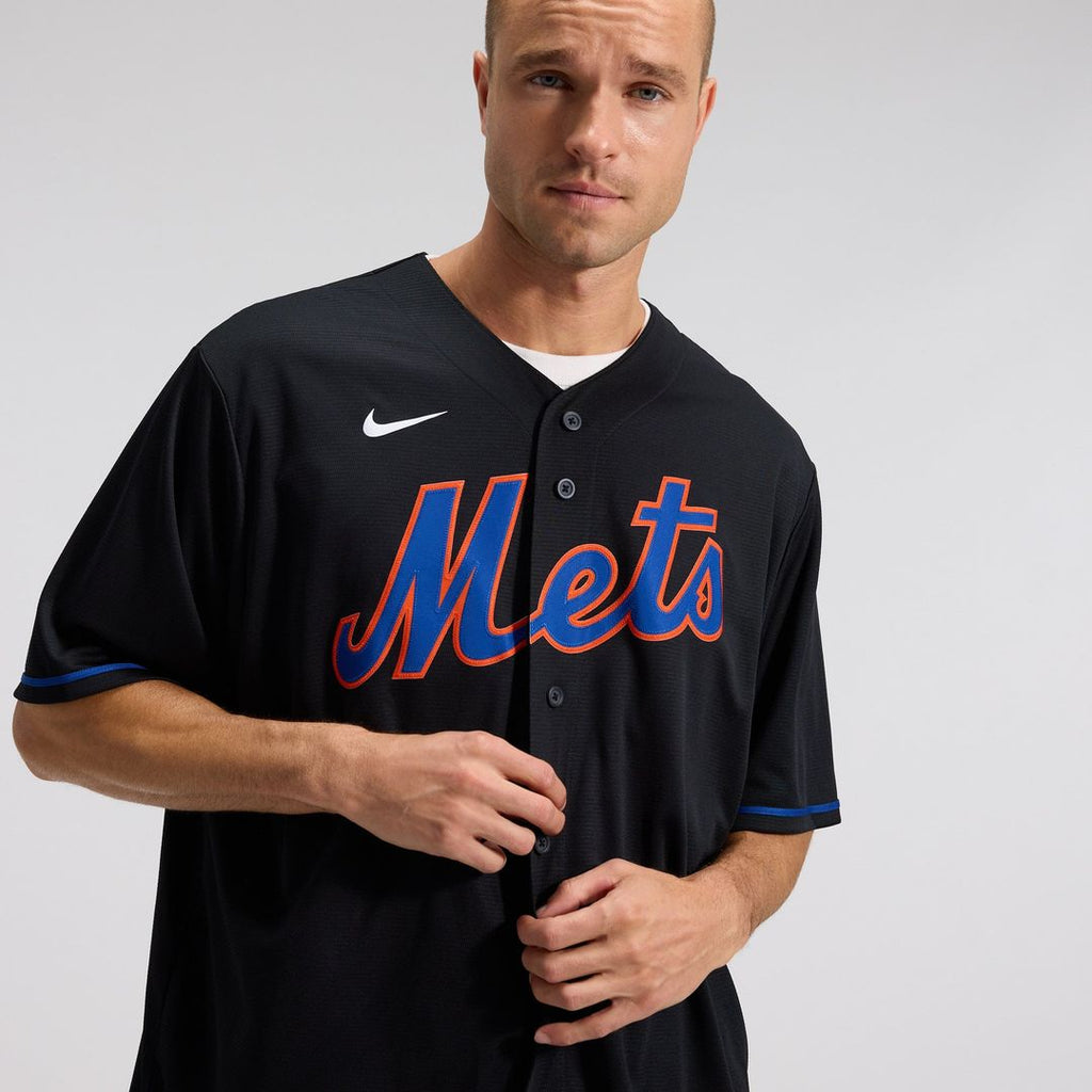 New York Mets Starling Marte Alternate Replica Jersey | Black