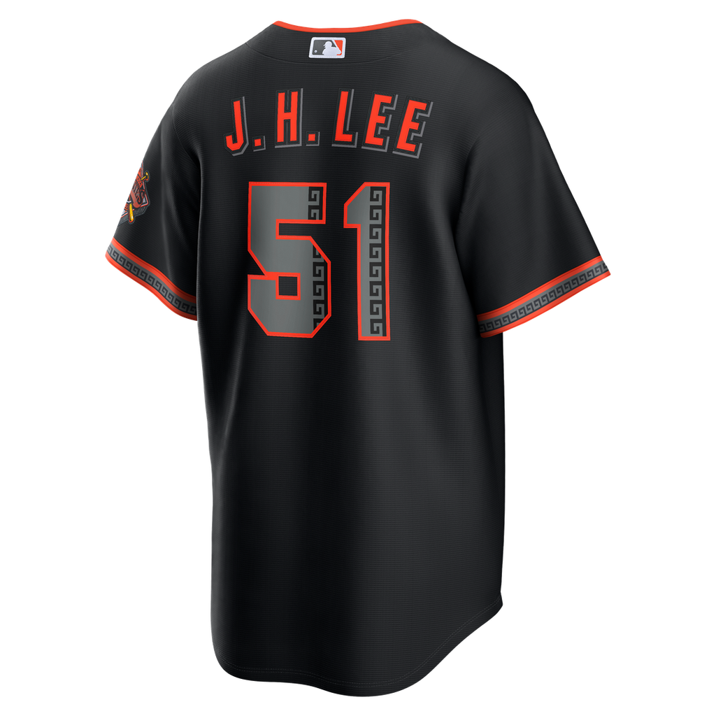 San Francisco Giants Jung Hoo Lee Alternate Stadium Jersey | Black