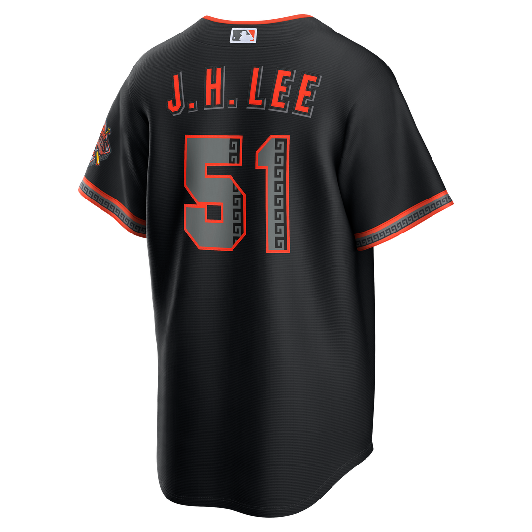 San Francisco Giants Jung Hoo Lee Alternate Stadium Jersey | Black