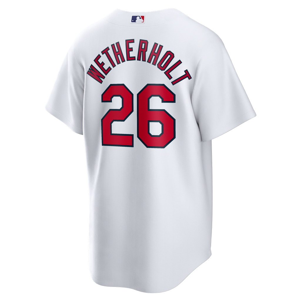 St. Louis Cardinals JJ Wetherholt Home Replica Jersey | White