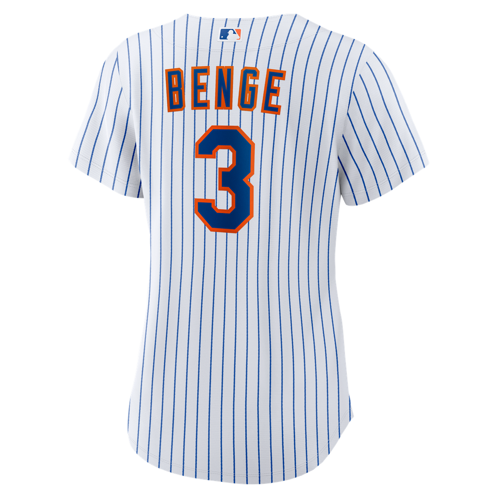 New York Mets Carson Benge Women's Home Replica Jersey | White