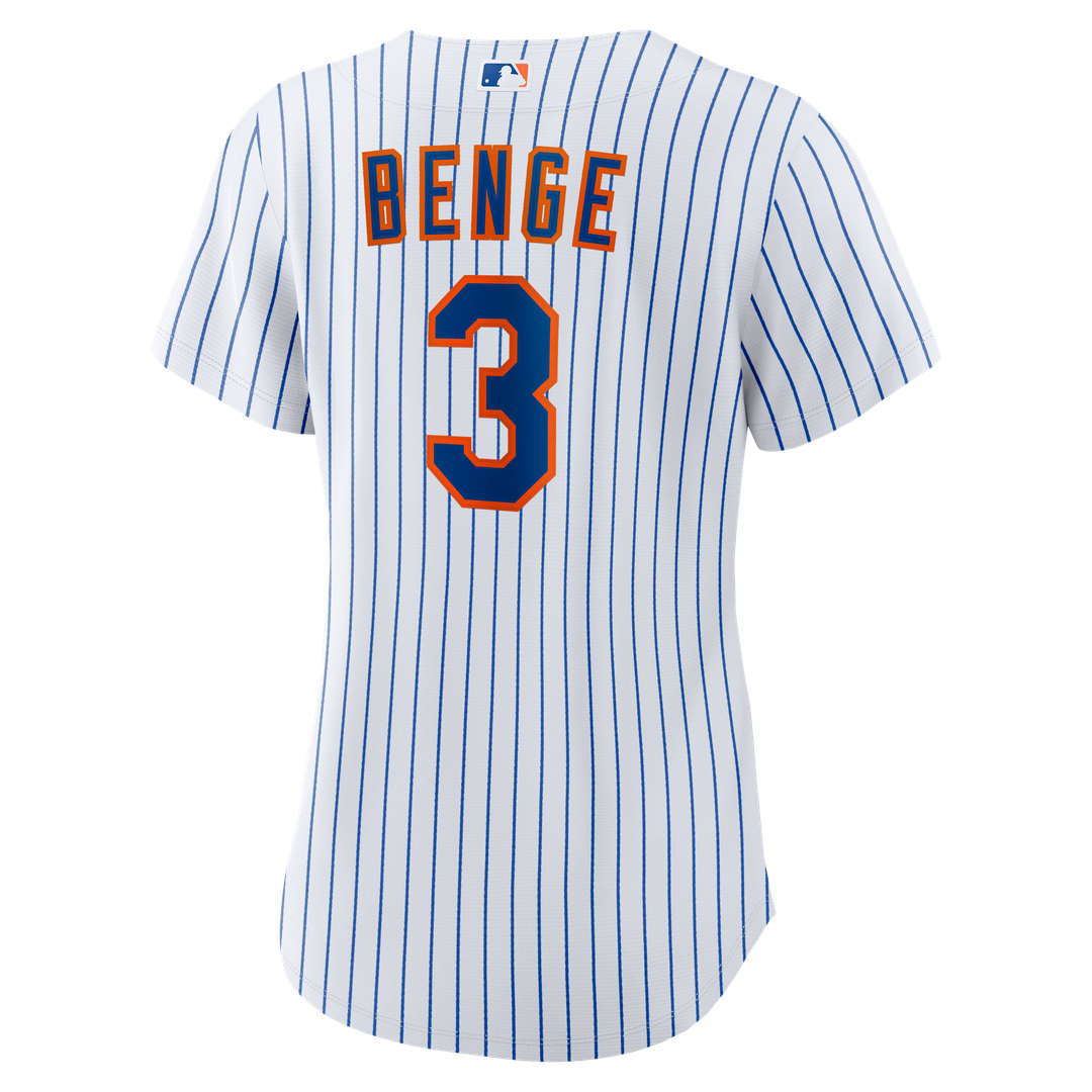 New York Mets Carson Benge Women's Home Replica Jersey | White