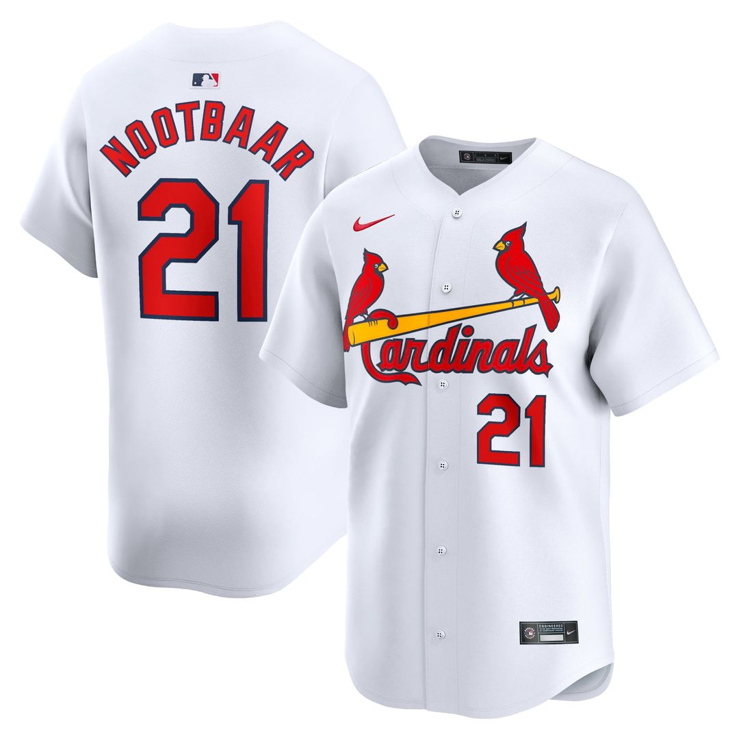 St. Louis Cardinals Lars Nootbaar Home Limited Jersey | White