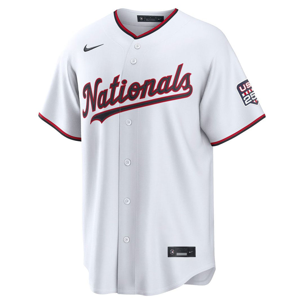 Washington Nationals James Wood USA 250 Fourth of July Home Stadium Jersey | White