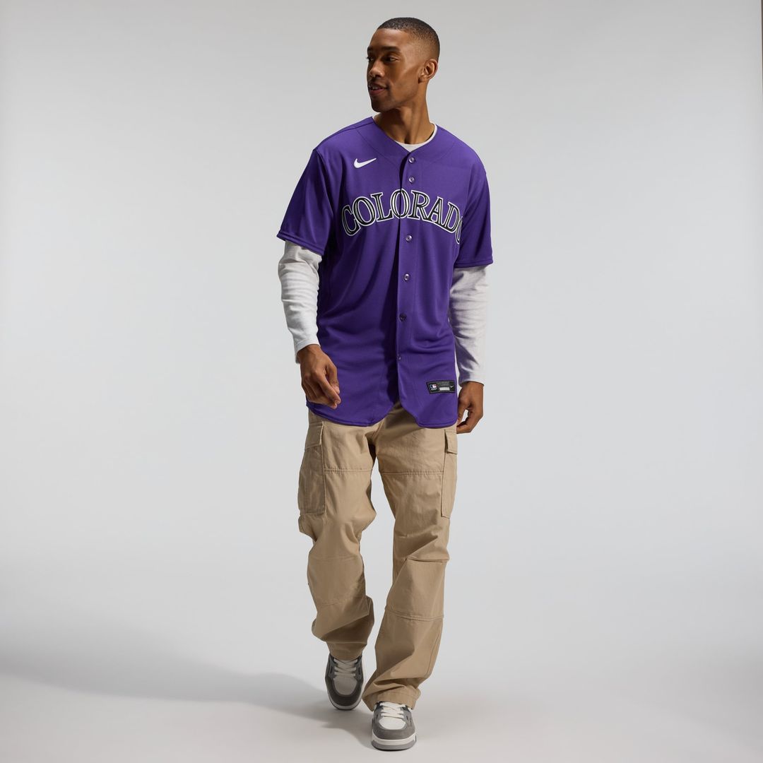 Colorado Rockies Alternate Authentic Jersey | Purple