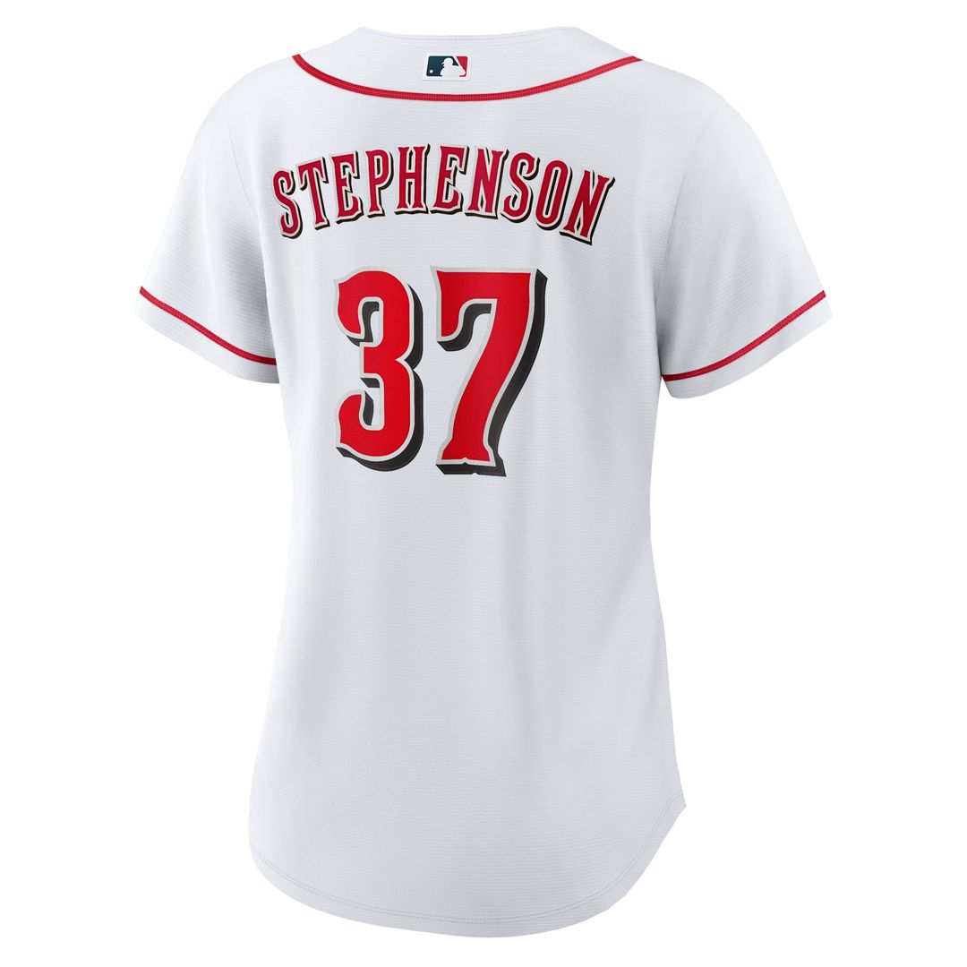 Cincinnati Reds Tyler Stephenson Women's Home Replica Jersey | White