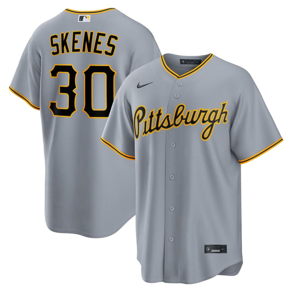 Pittsburgh Pirates Paul Skenes Road Replica Jersey | Gray