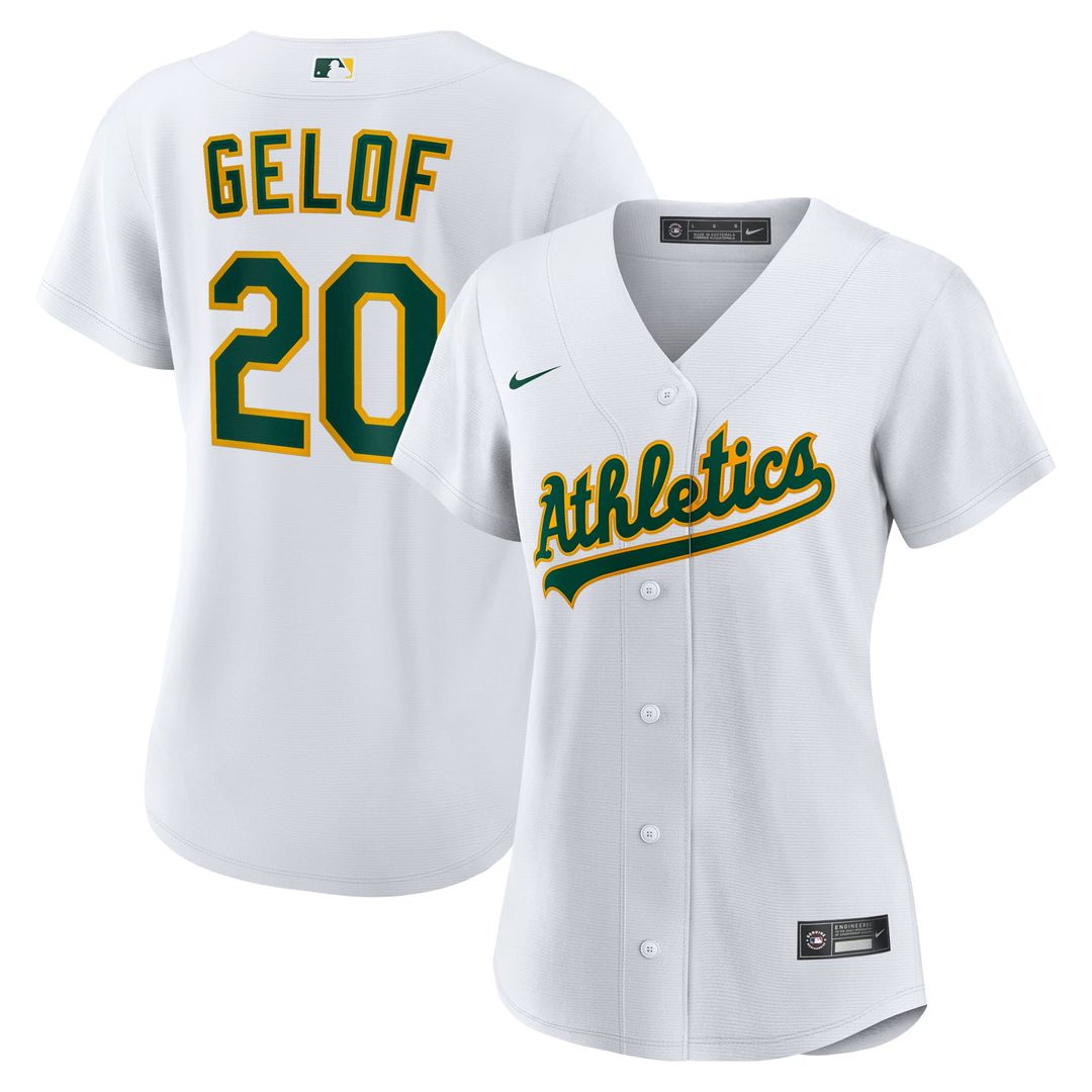 Athletics Zack Gelof Women's Home Replica Jersey | White