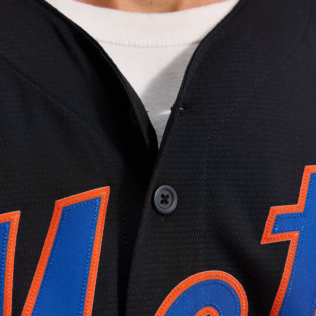 New York Mets Starling Marte Alternate Replica Jersey | Black