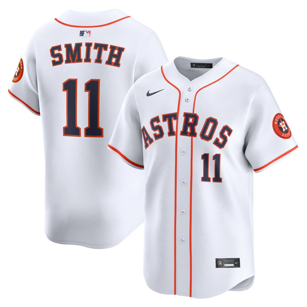 Houston Astros Cam Smith #11 Home Limited Jersey | White